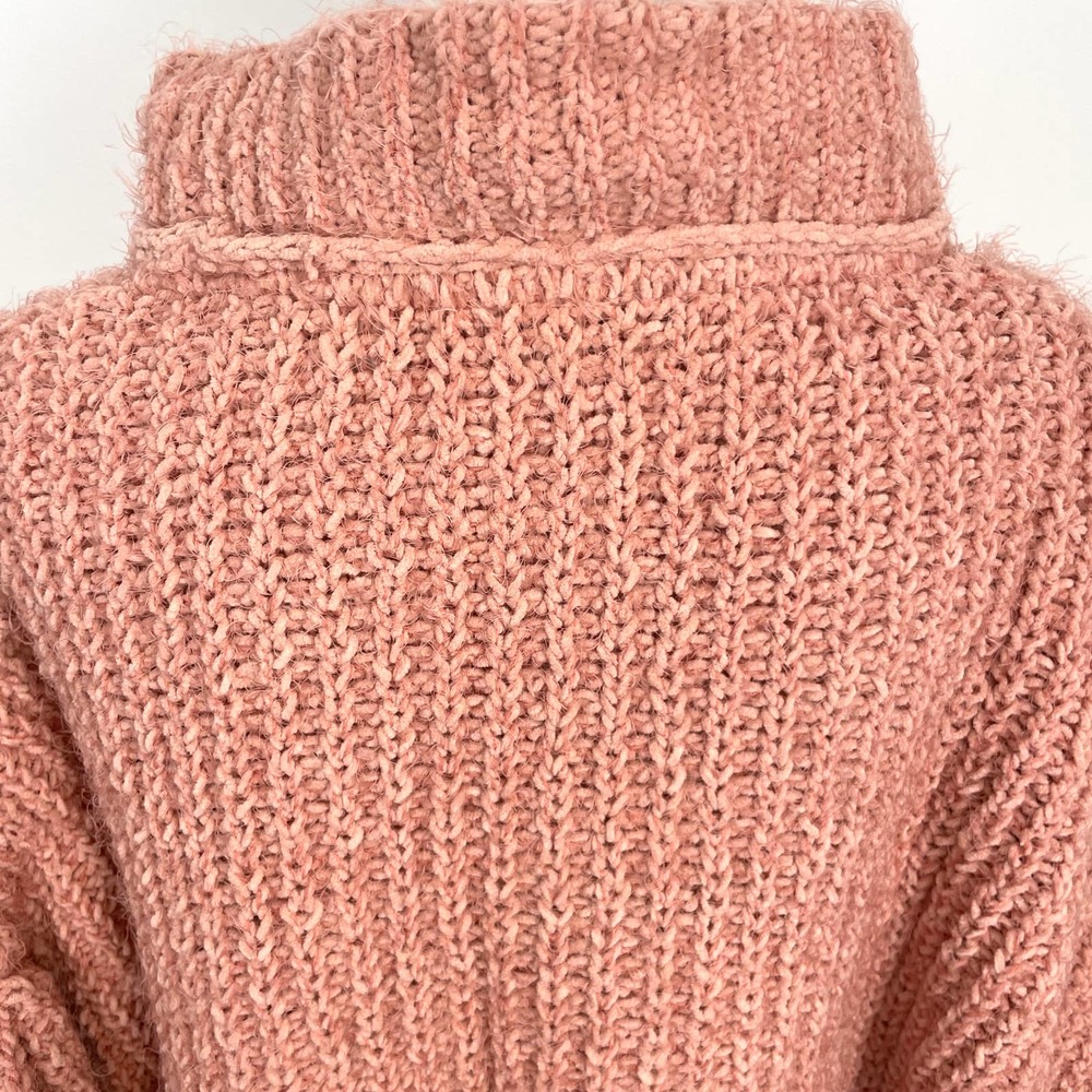 Free People Oasis Tunic Oversized Sweater In Pink Size Small New - Picture 10 of 13